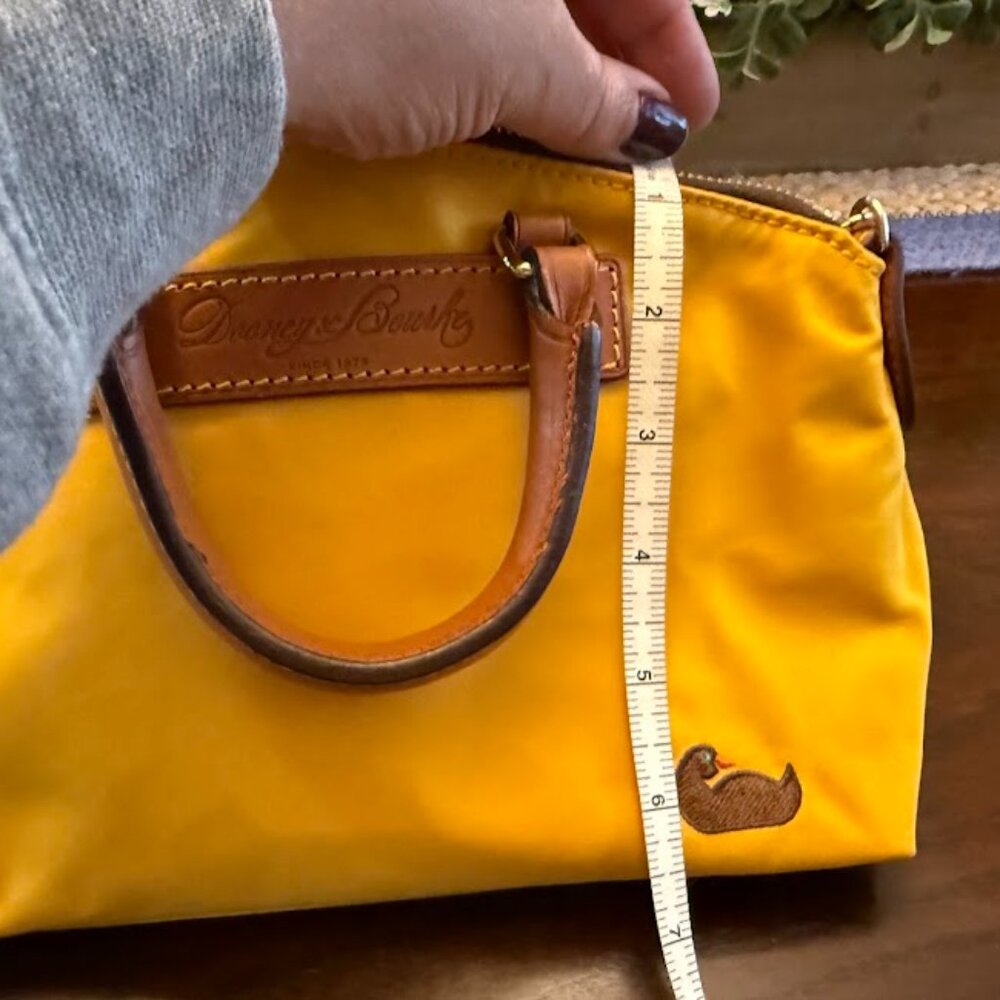 Dooney & Bourke Florentine Leather & Nylon satchel/crossbody bag - Picture 12 of 13